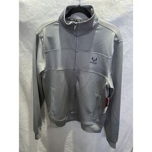 NWT Mens Lionel Messi Collection Lightweight Track Jacket Soccer Gym Run Gray M